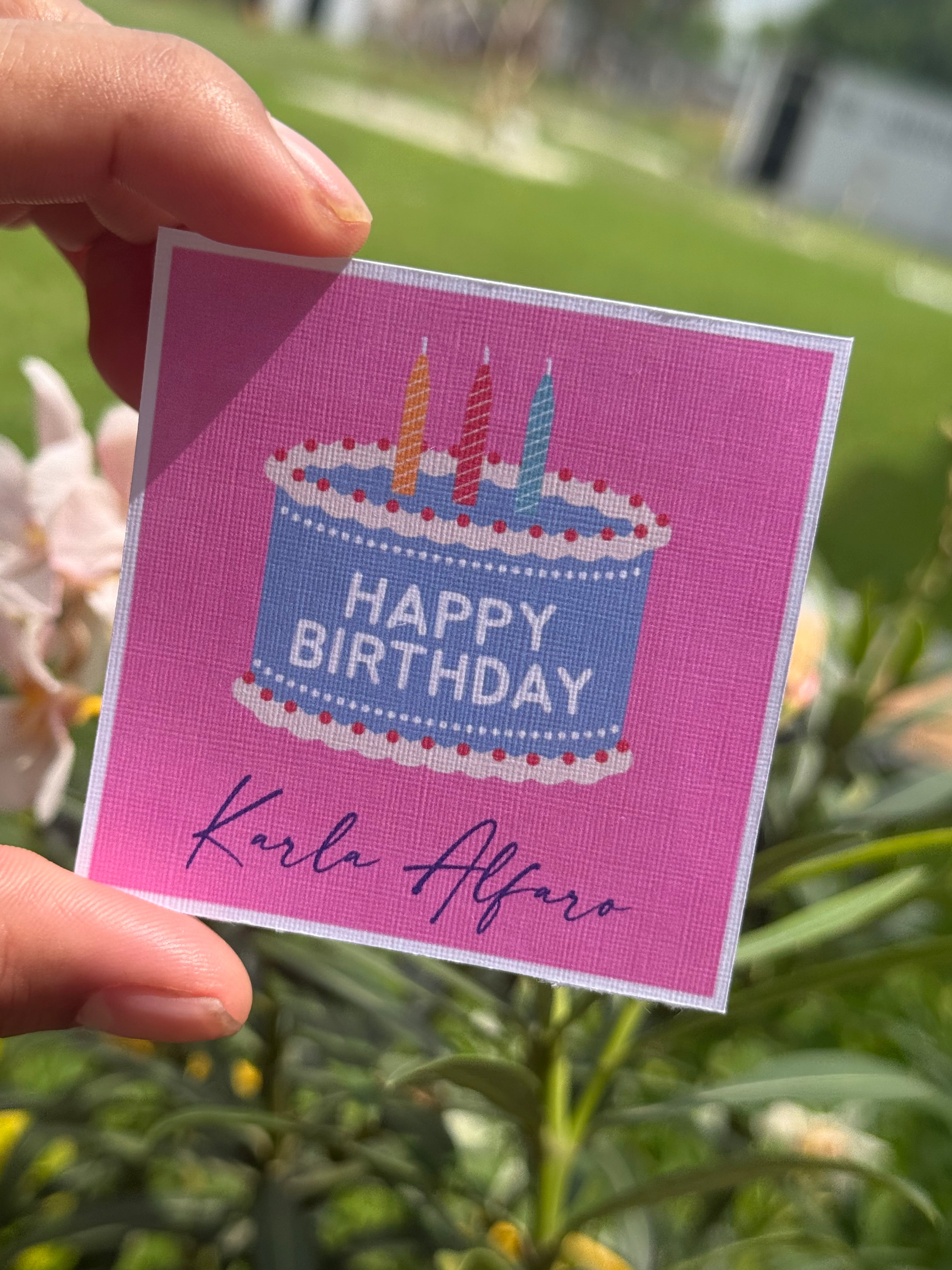 Birthday Girly Tags(12 pcs)
