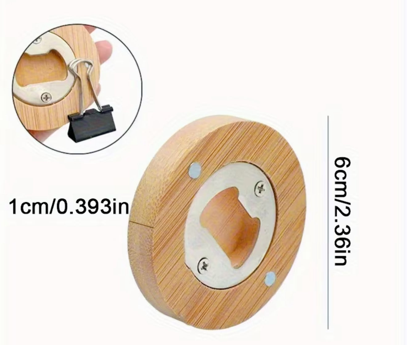 Abridor Magnético con Grabado Laser